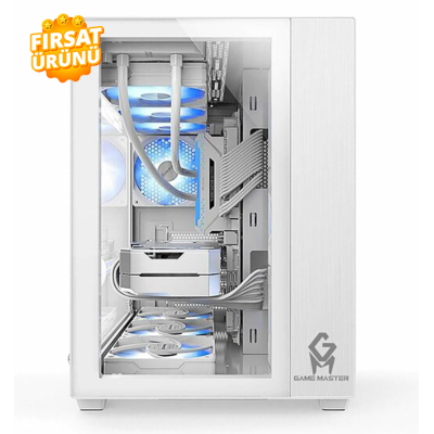 Game Master F-7 Beyaz 7 Rgb Fanlı Atx Oyuncu Bilgisayar Kasası