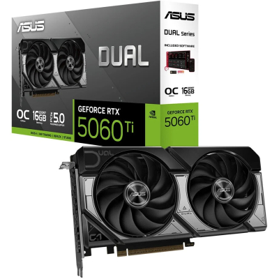 Asus RTX 5060 TI Dual OC Edition DUAL-RTX5060TI-O16G 128 Bit GDDR7 16 GB Ekran Kartı