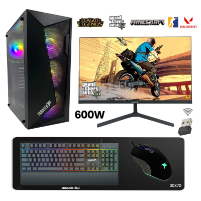 Bugatek i5 12400 Nvidia 4060 8GB Ekran Kartı Gaming Bilgisayar