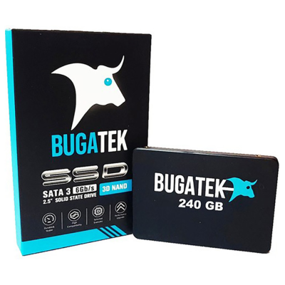 BUGATEK 240GB 540/500MB/S 3D NAND SATA 3 2.5 İNÇ SSD
