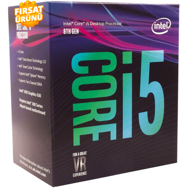 2.EL Intel® Core™ İ5-8500 Altı Çekirdek 3.0 GHz İşlemci