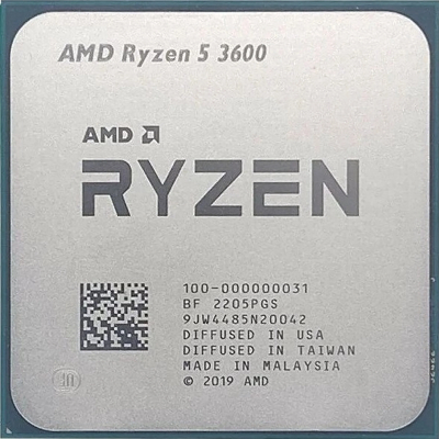 2.EL - AMD Ryzen 5 3600 Altı Çekirdek 3.60 GHz İşlemci
